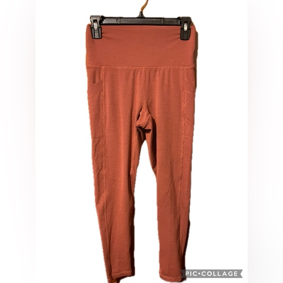 NWOT Prana Rust Orange Leggings - Picture 2 of 4